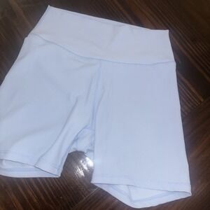 Wilo The Label  Ribbed Biker Shorts Size Large High Waist Activewear Yoga